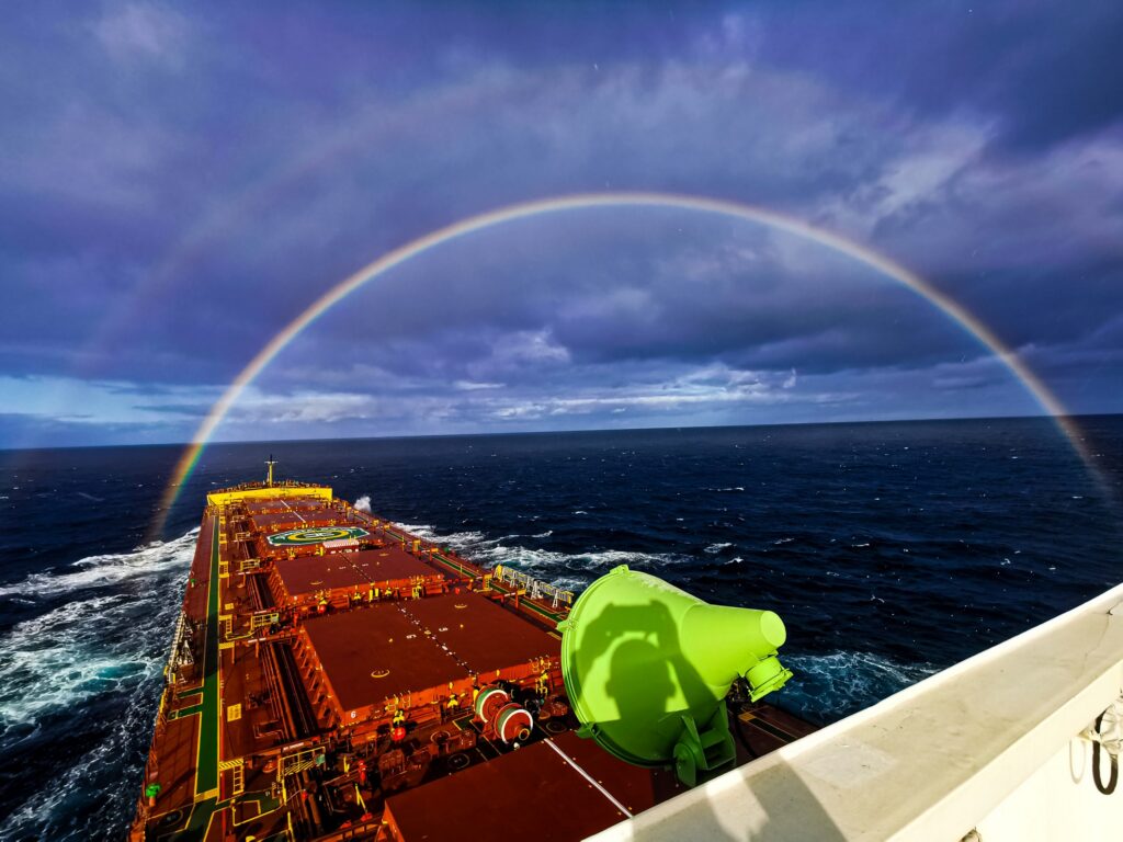 Second Mate Omboy aboard M/V Cymona Pride